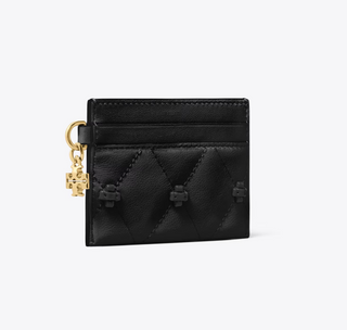 Bunny Knot Card Case - Black - Black