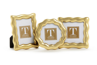 Vintage Ore Photo Frame - Gold