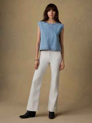 Solstice Denim Shell Top