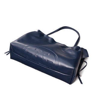 Ella Recycled Drawstring Tote - New Navy
