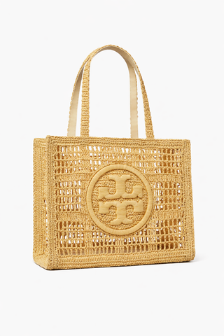 Ella Hand-Crocheted Small Tote - Natural