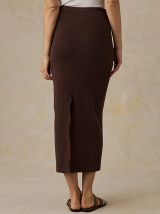 Miramar Linen Sweater Maxi Skirt
