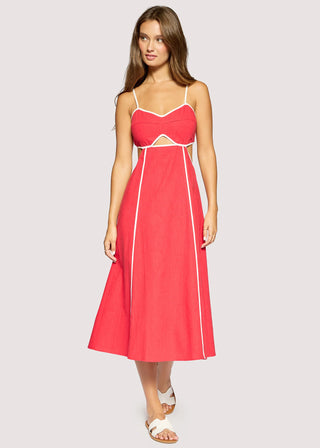 Saffron Muse Midi Dress
