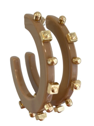Solid Jewel Hoop - Small