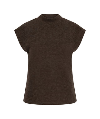 The Birdie Shortsleeve Sweater - Cocoa