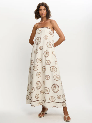 Ciao Strapless Maxi Dress