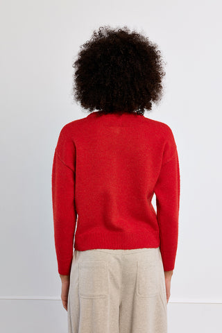 The Holly Sweater - Red