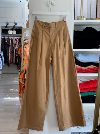 Atelier Pleated Pant - Umber