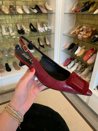 Carmin Slingback Kitten Heel