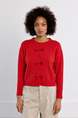 The Holly Sweater - Red