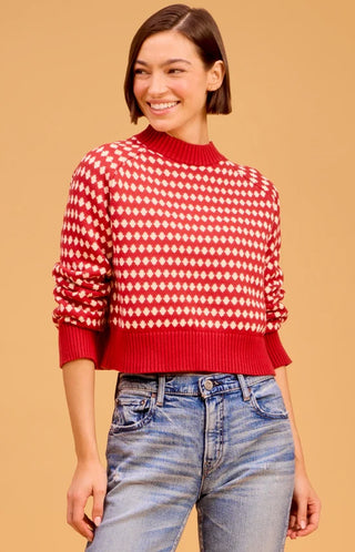 Marta Sweater - Crimson