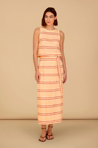 Leigh Wrap Midi Skirt