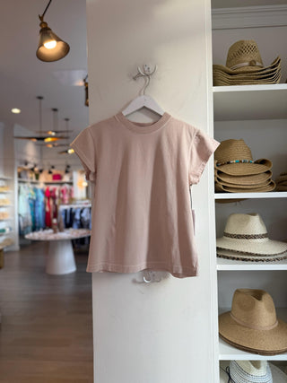 Bryce Cap Sleeve Tee Long - Foundation