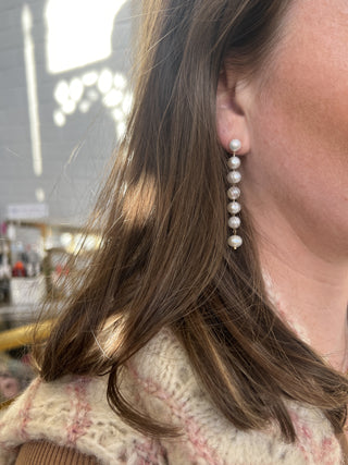 Debutante Earring - Pearl/Gold
