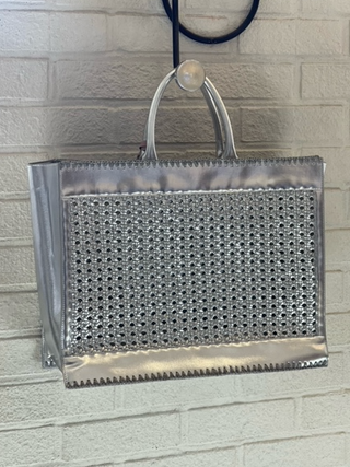 Ellie Large Metallic Tote