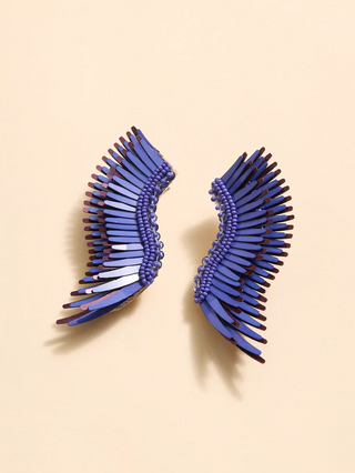 Midi Madeline Earrings - Purple Melange/Gunmetal
