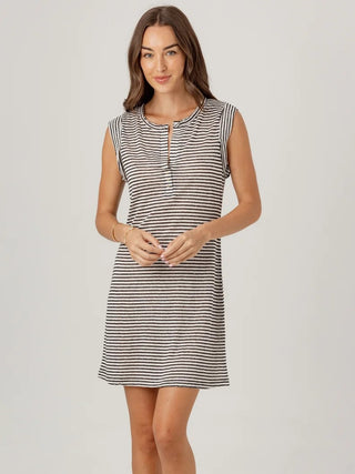 Stripe Linen Cloud Dress