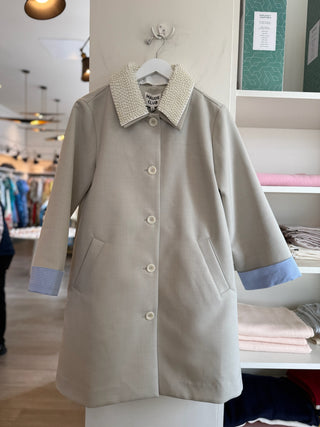 Elliott Trench Coat - Stone