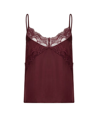 The Lilly Lace Tank - Merlot