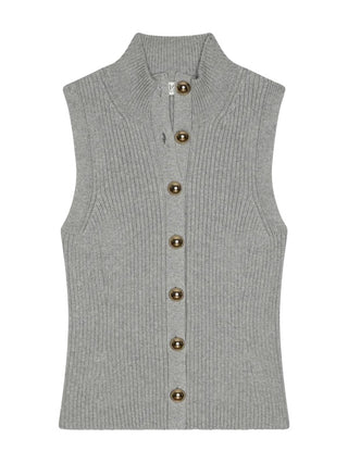 Ira Sweater Vest - Heather Grey