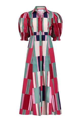 Rosie Shirtdress - Woodland Stripes