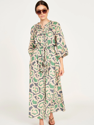 Somerset Dress - Marine Puddles