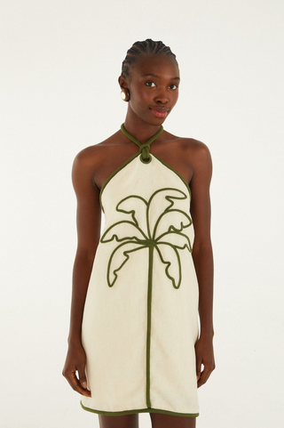 Coconut Sleeveless Mini Dress