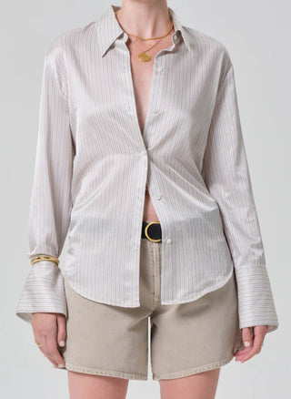 Camilla Shirt - Sandstone Stripe