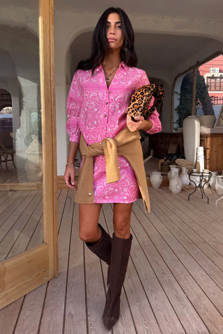 Pink Bandana Miley Shirt