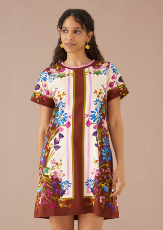 The Charli Dress - Prairie Floral Cinnamon Ivory