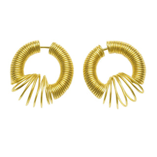 Gaia Hoops - Gold