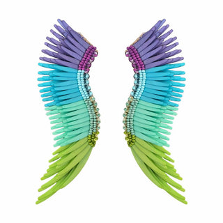 Madeline Earrings - Green Multi