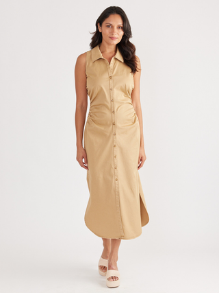 Caroline Dress - Khaki