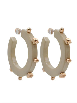 Solid Jewel Hoop - Small