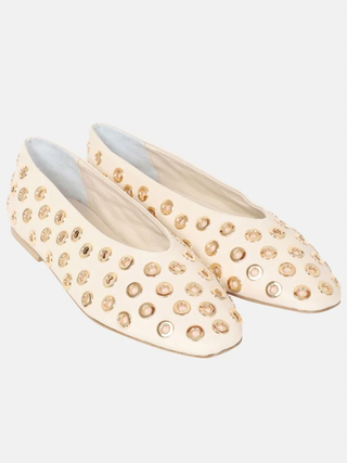 Stud Ballerina Flats