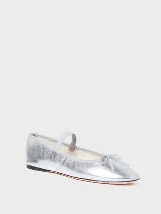 Leonie Soft Ballet Flat - Silver