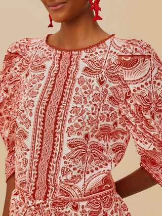 River Ride Red Blouse