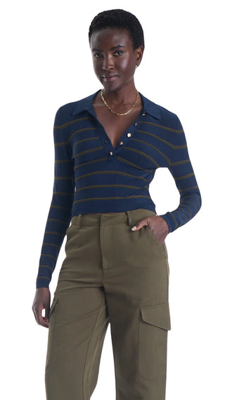 Scout Stripped Knit Polo