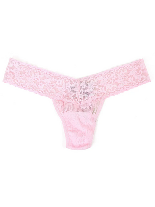 Signature Lace Thong - Bliss Pink