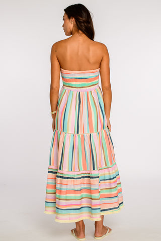Cleo Convertible Dress - Sherbet Stripe