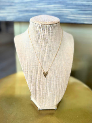 Solid Heart Necklace - Small