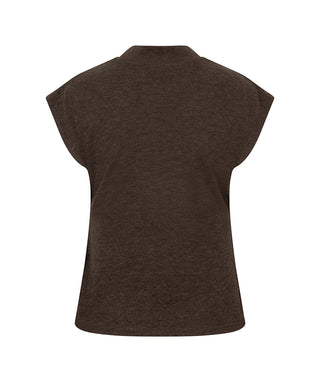 The Birdie Shortsleeve Sweater - Cocoa