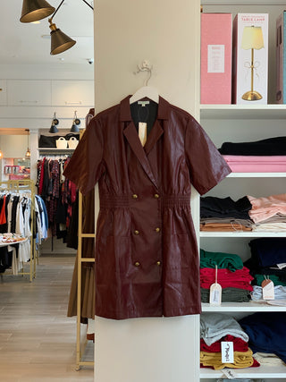 Maeve Double Breasted Coat Dress