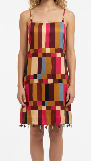 Harper Dress - Autumn Stripe