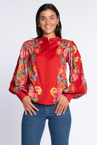 Ls Emily Top - Fall Blooms