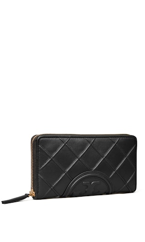 Fleming Soft Zip Continental Wallet - Black