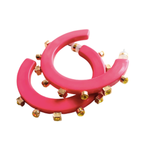 City Girl Jewel Hoop - Large