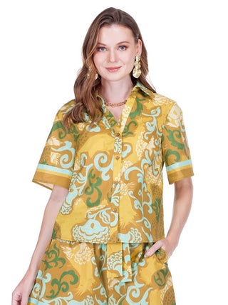 The Saffron Smocked Blouse