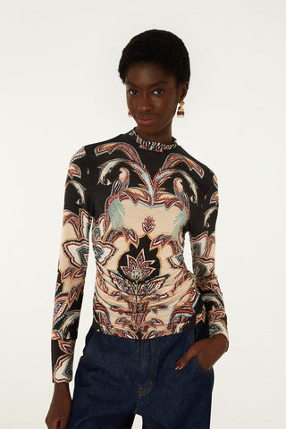 Tapestry Dream Beige Jersey Blouse