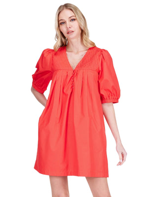 Isla Pin Tuck Yoke Dress